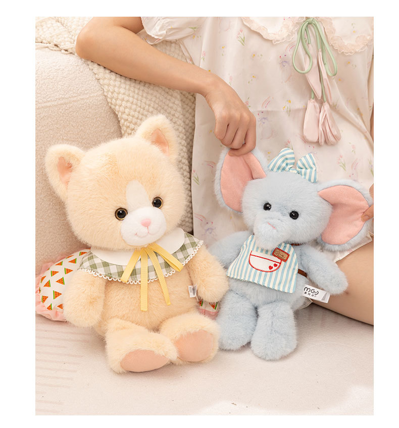 New cute Yumi Little Sheep and elephant plush toys, adorable doll dolls, claw machine dolls, birthday gifts for girls pic 12