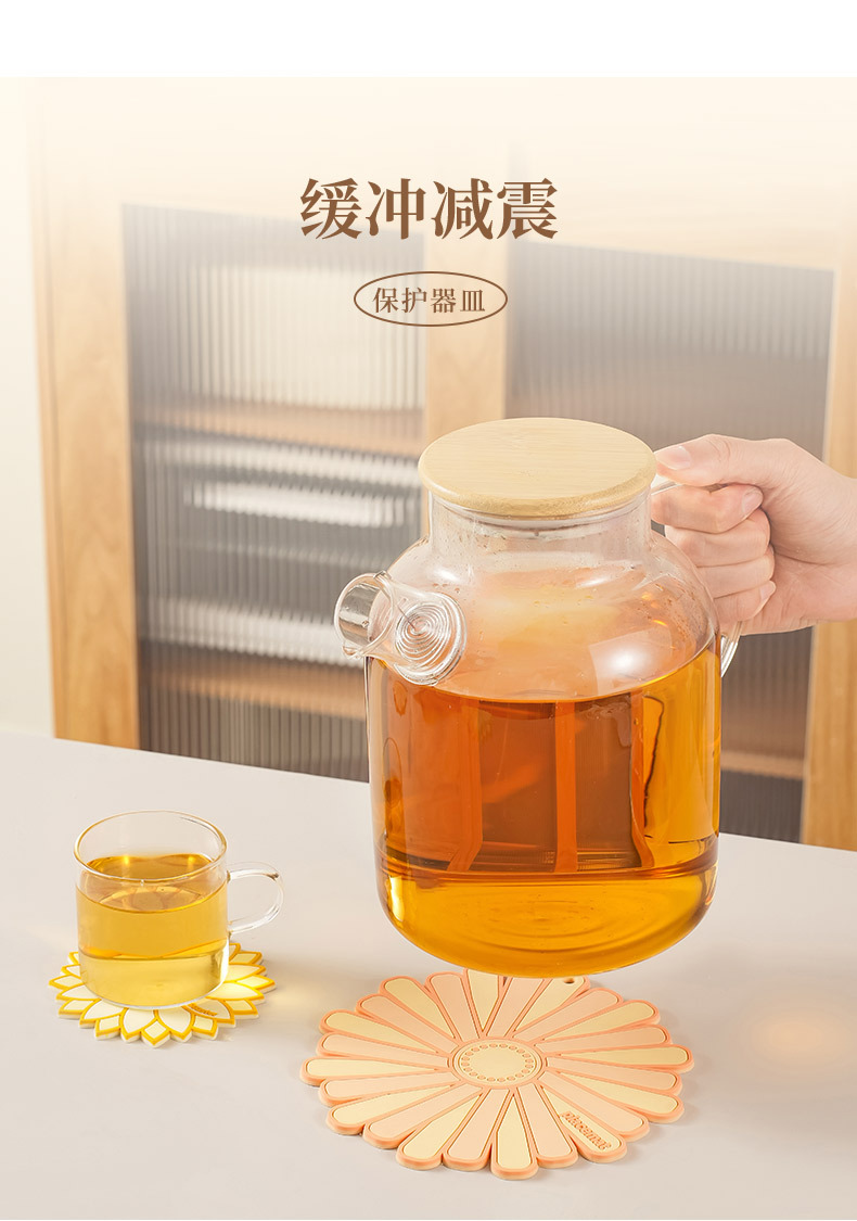 高颜值隔热垫软胶pvc餐桌隔热垫高级感碗垫耐高温防烫锅杯垫定制详情27