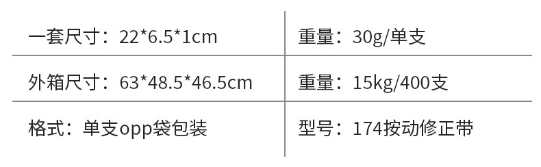 ins高颜值按动式修正带可换替芯小型卡通涂改带大容量学生专用详情2