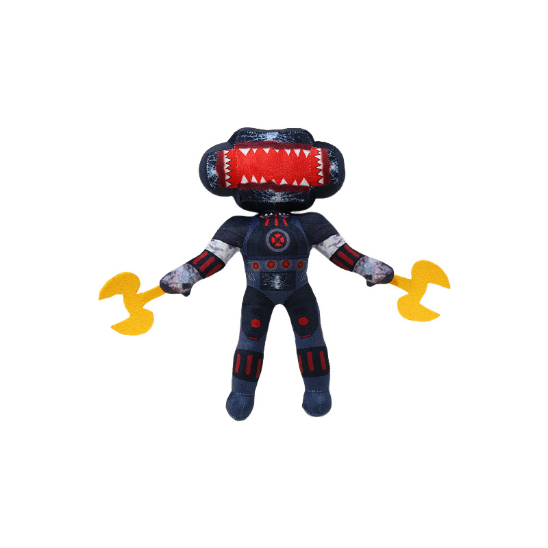 Cross-border bestseller skibiditoiletplush Toilet man parody plush toy doll Titan pic 1