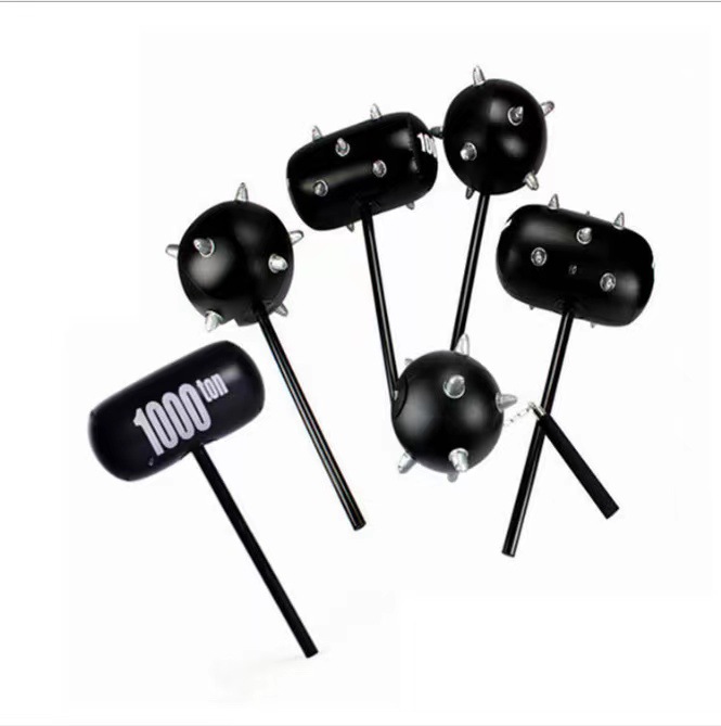 网红爆款充气玩具地摊货源千吨锤玩具锤类惩罚玩具广告锤猪头棒详情2