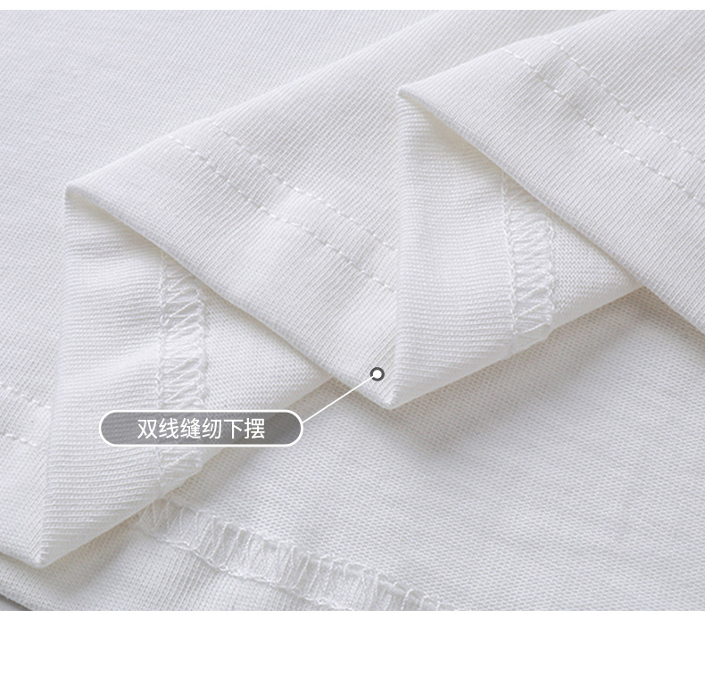 Original workmanship [230g cotton combed tightly] Short-sleeved T-shirt for women, a new style of loose Chinese fashion embroidery in summer pic 18