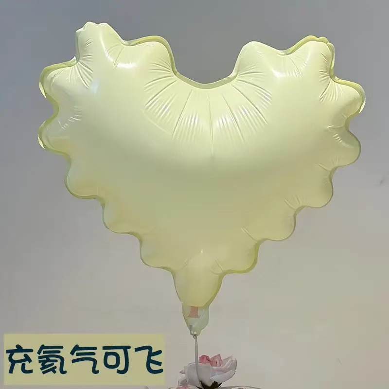 18-inch wavy pink heart-shaped aluminum film balloon birthday photo store atmosphere decoration balloon pic 8