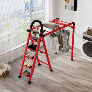 梯子伸缩梯家用折叠梯多功能人字梯铝合金加厚楼梯便携步梯批发详情3