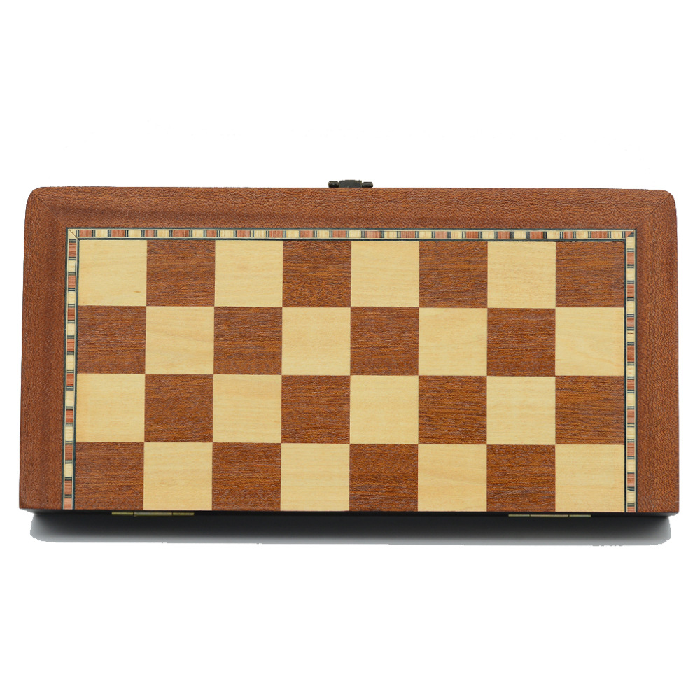 跨境国际象棋29CM松木质强磁可折叠含双后专业级棋牌桌游玩具厂家详情9