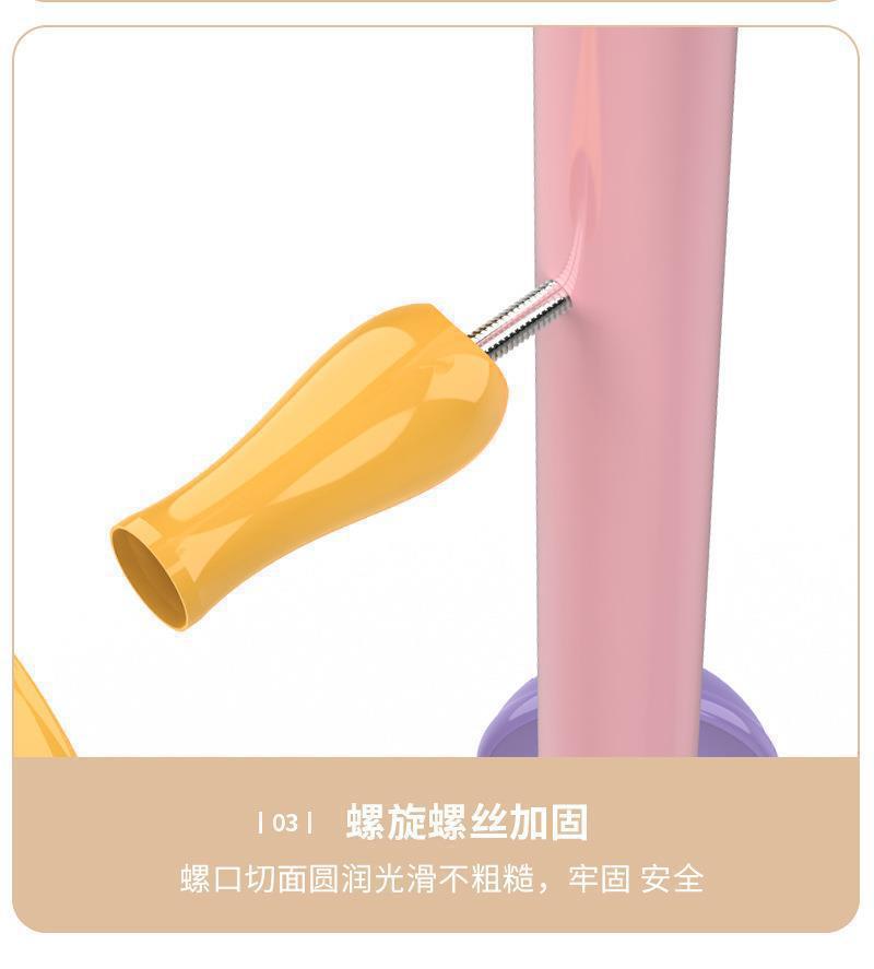 立式挂衣架落地卧室衣帽架多功能简易衣服架入户门鞋架衣架一体杆详情16
