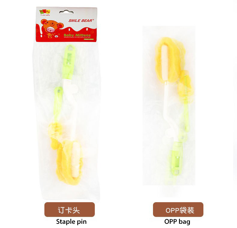 Sponge brush set, sponge brush cleaning brush combination, three-piece set, face brush, makeup brush pic 3