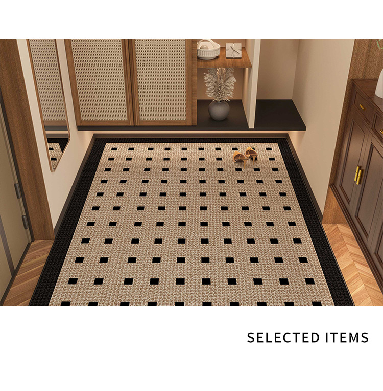 The entrance door mat is dirt-resistant, dust-proof and waterproof. It is a large area of sisal imitation carpet that can be cut pic 22