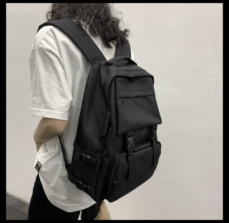 2025夏季新款学院风清新ins女包纯色日系女包大学生时尚生双肩包详情7