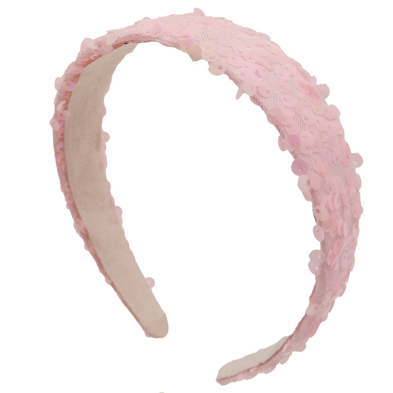 Qiwei Accessories Exclusive Qiwei Accessories Exclusive Qiwei Accessories Exclusive Double-sided Flip sequin Cross-border Hair Band pic 7