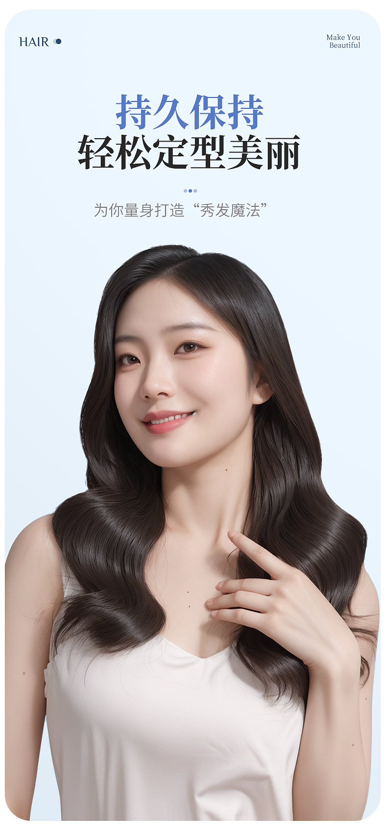 Wireless automatic curling iron, 32MM large wave curling iron, USB charging curling iron, cross-border convenient perming device pic 8