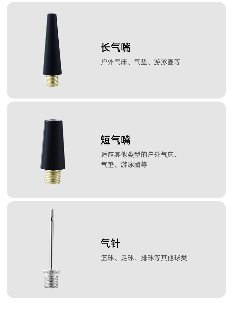 跨境车载充气泵自动充停汽车轮胎无线电动打气泵便携电动车打气筒详情12