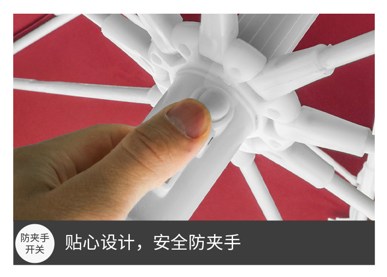 庭院大伞户外遮阳摆摊伞沙滩伞双顶伞涤纶广告伞定 制厂家批发详情11