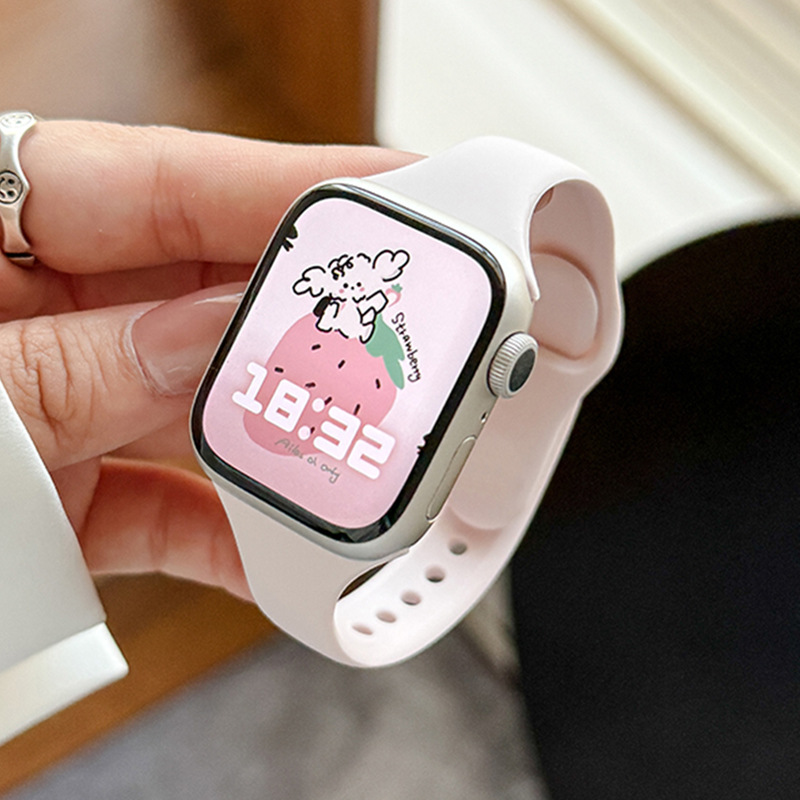 iwatch10代表带适用苹果表带applewatchs98765运动硅胶高级男女SE详情25