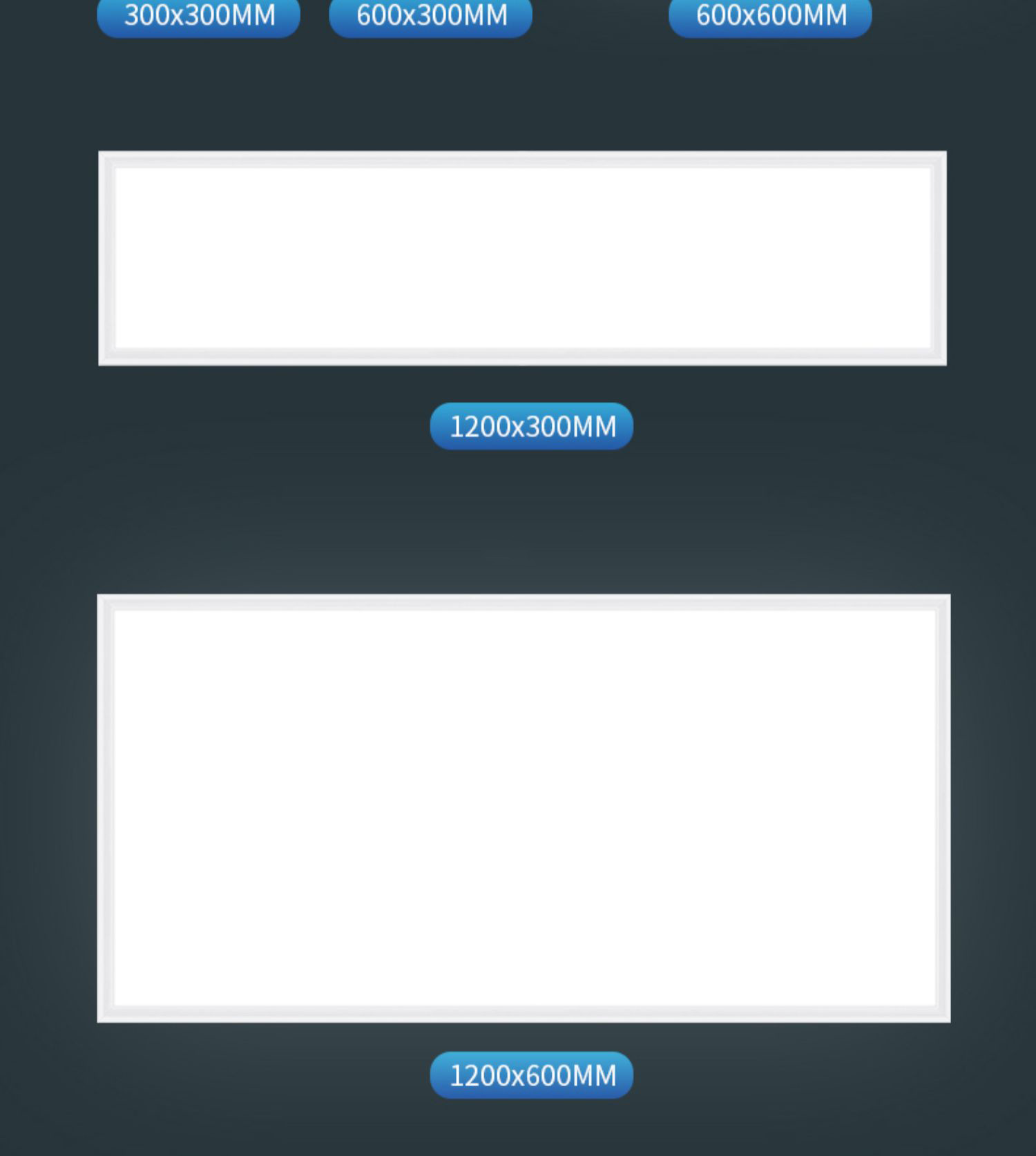 嵌入式面板铝扣板灯吊顶平板灯600*600方形厨卫石膏板集成LED灯详情9