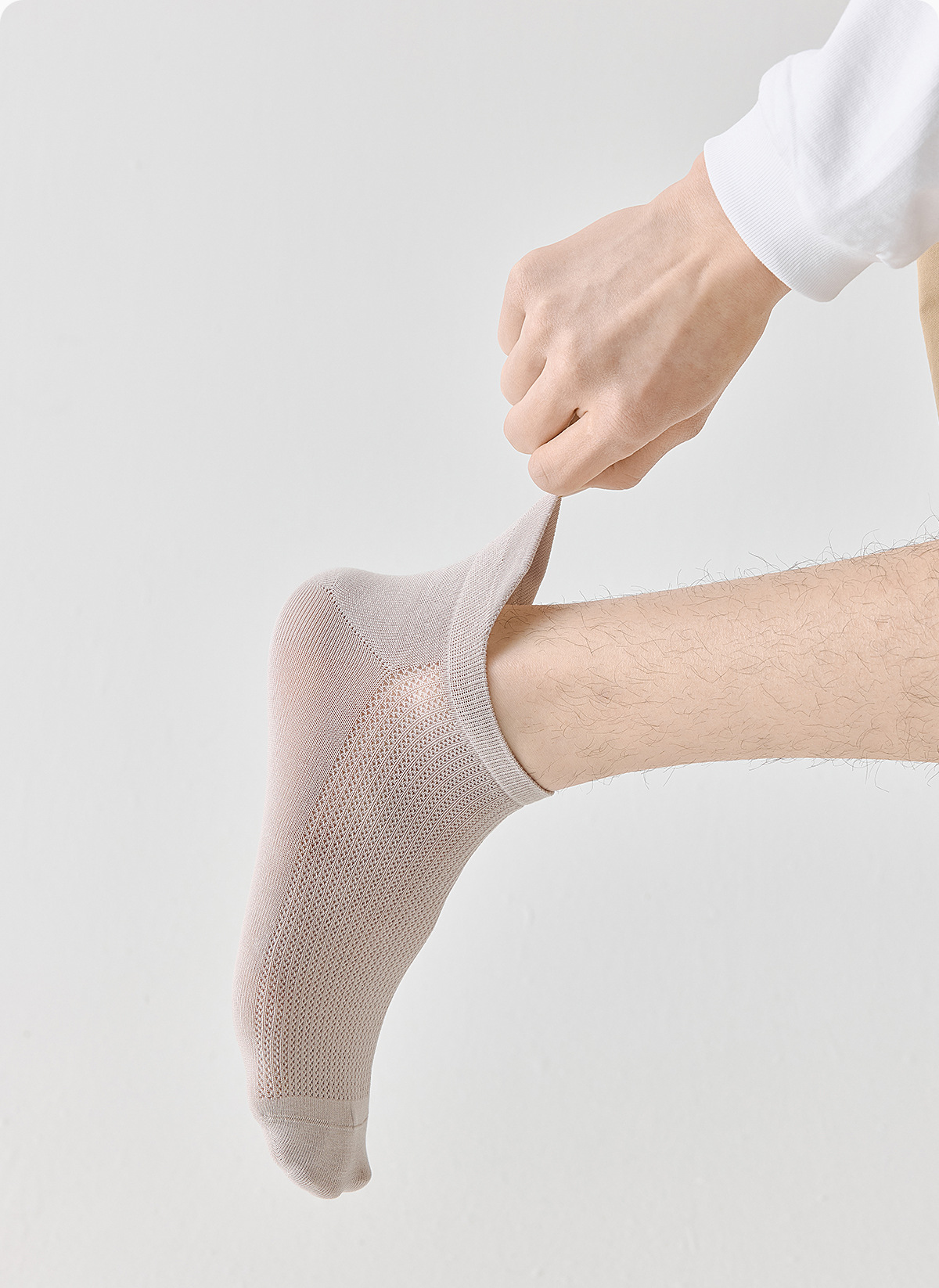 男士船袜纯棉春夏薄款网眼透气吸汗防臭短袜休闲运动全棉不掉跟详情14