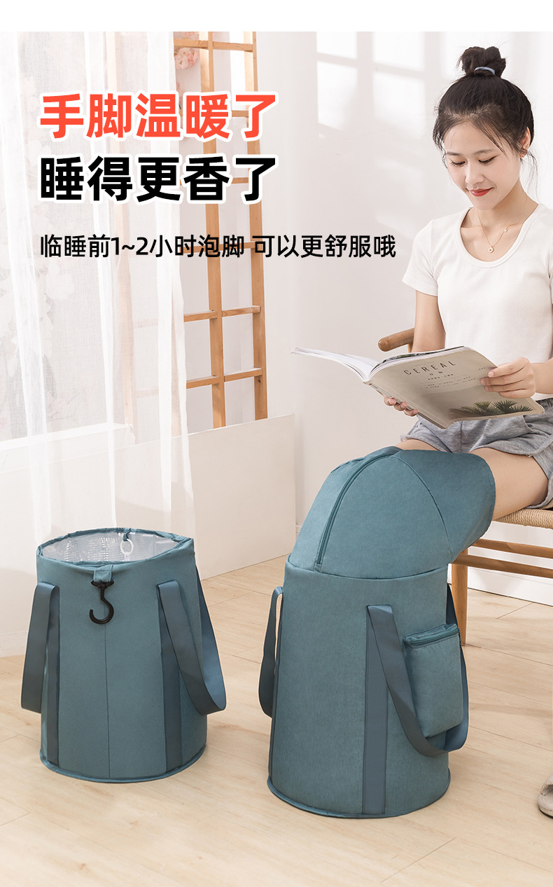 足浴桶泡脚桶资料泡脚桶塑料盆折腾浴桶足疗桶套一次性详情21