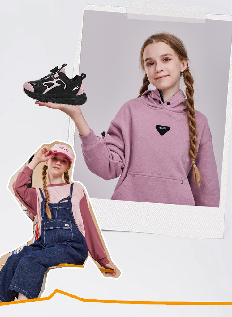 女童运动鞋春秋2025新款皮面儿童轻便软底男童跑步鞋旋转扣休闲鞋详情7