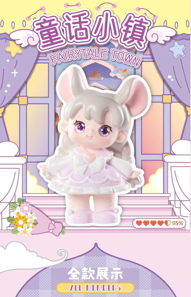 创意礼品神话小镇系列盲盒卡通动漫潮玩装饰摆件女生精美礼品批发详情2