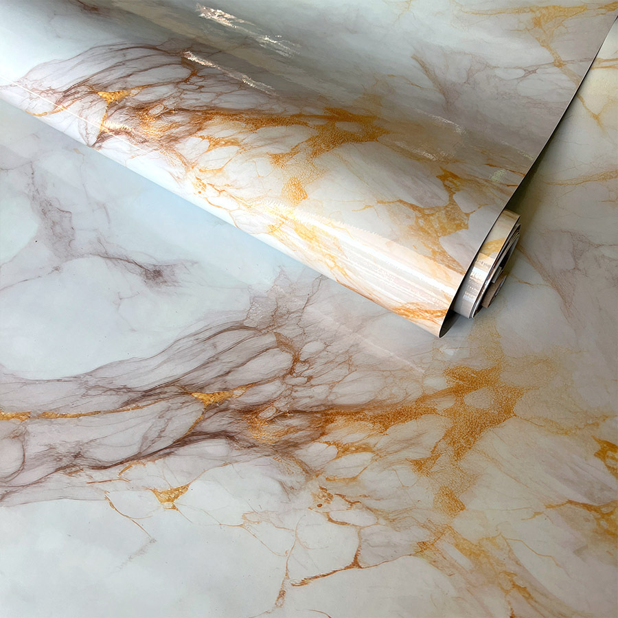 Cross-border exclusive Gilt Marble-patterned wallpaper for home decoration building materials background wall Gilt Marblewallpaper pic 11