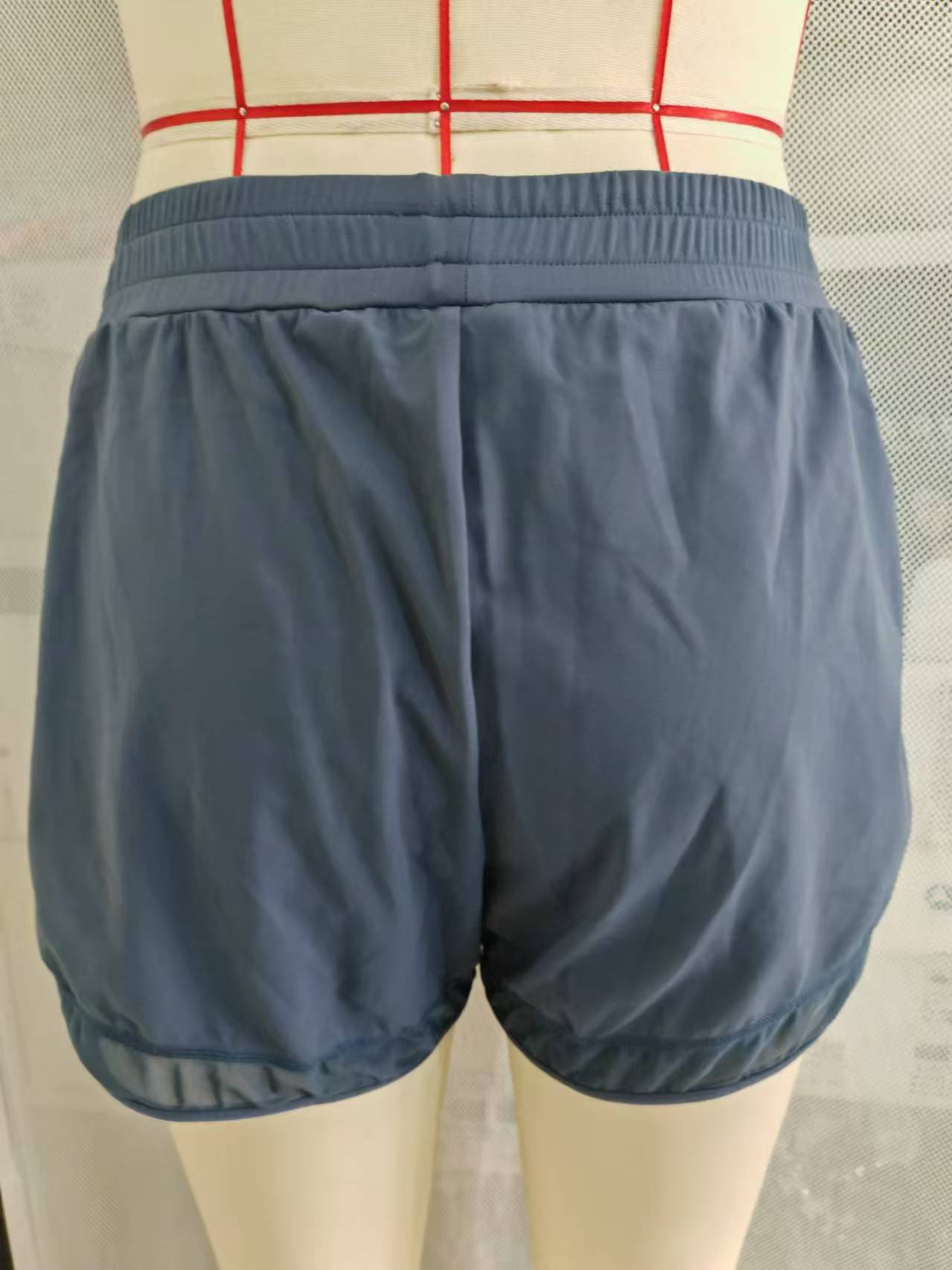 2024新款女士短裤 高腰松紧腰设计 宽松舒适 速干运动休闲瑜伽裤 运动裤款式新颖详情2