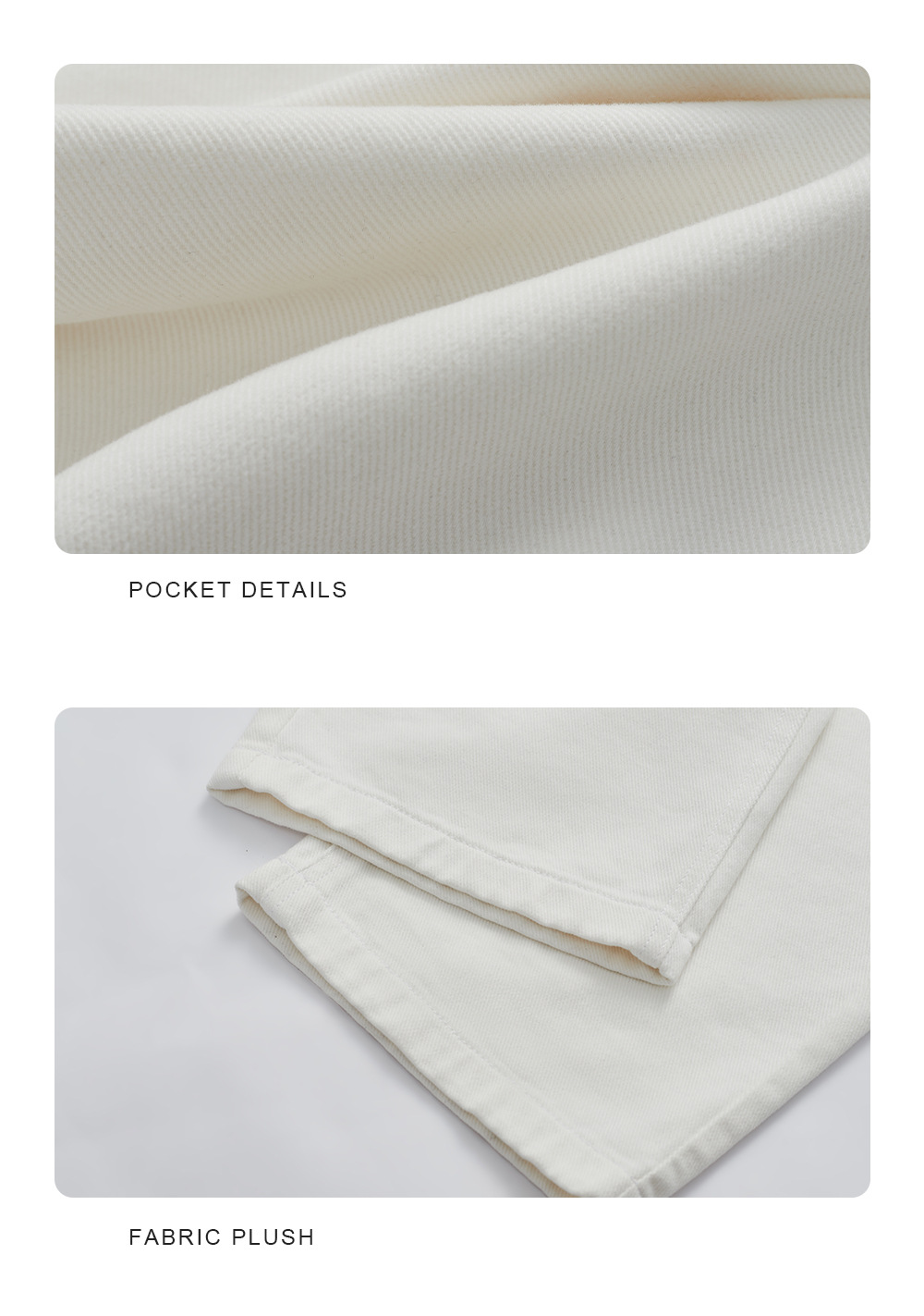 APO男装|高级感纯色直筒牛仔裤2024夏季重磅纯棉宽松阔腿休闲裤男 pic 14