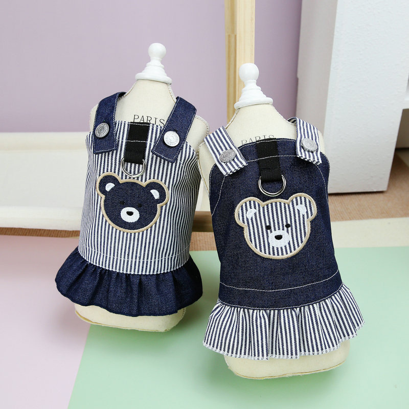 Thick blue overalls for pet cats, winter clothing for pets and dogs, warm and cute cat clothes pic 8