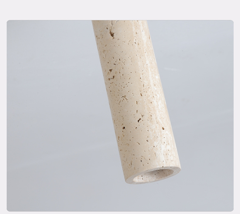 日式侘寂风黄洞石圆柱吸顶灯现代简约入户过道灯创意民宿复古灯具详情12