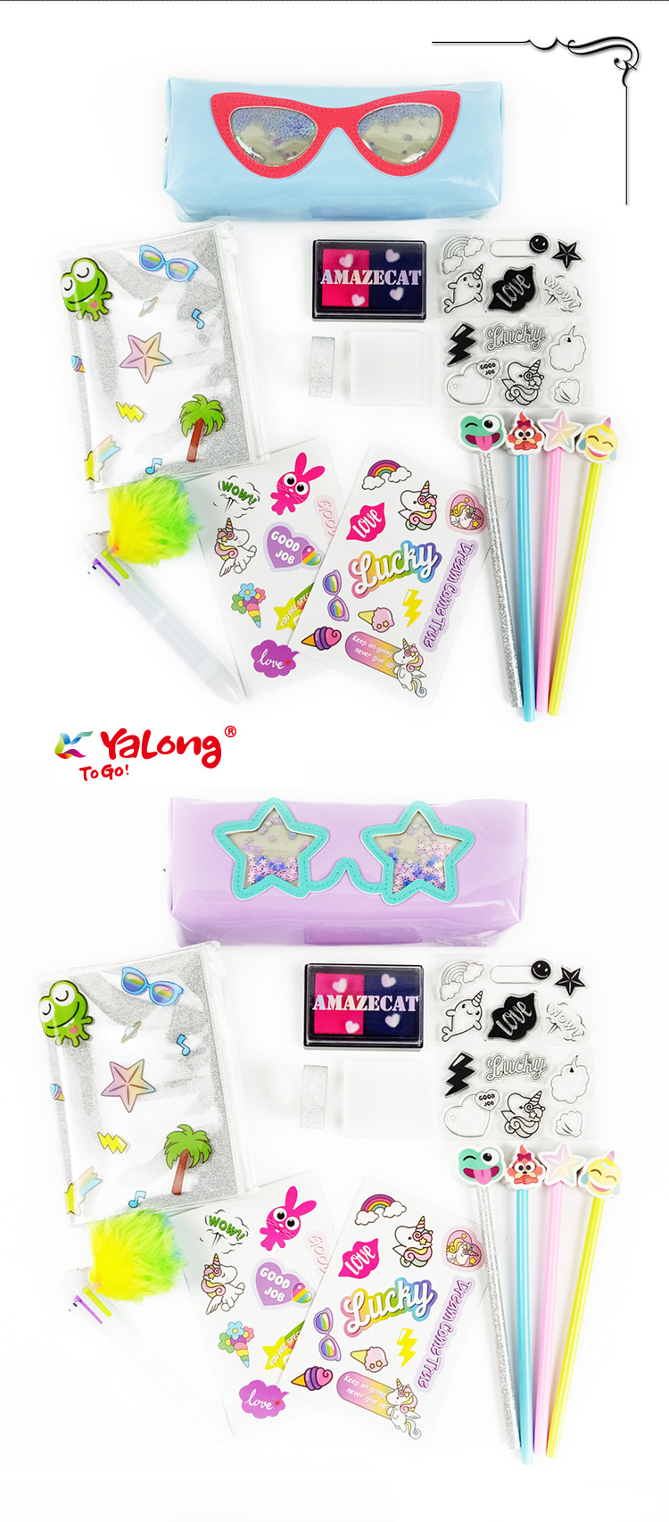 热销文具新款设计文具礼品套装儿童花式学生文具套装详情3