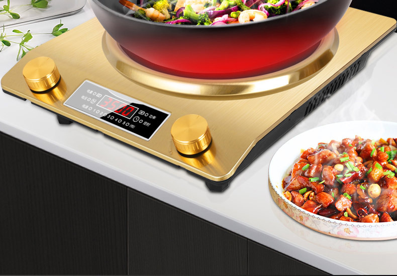 Household concave Induction cooker, commercial high-power 3500w intelligent stir-frying induction cooker pic 2