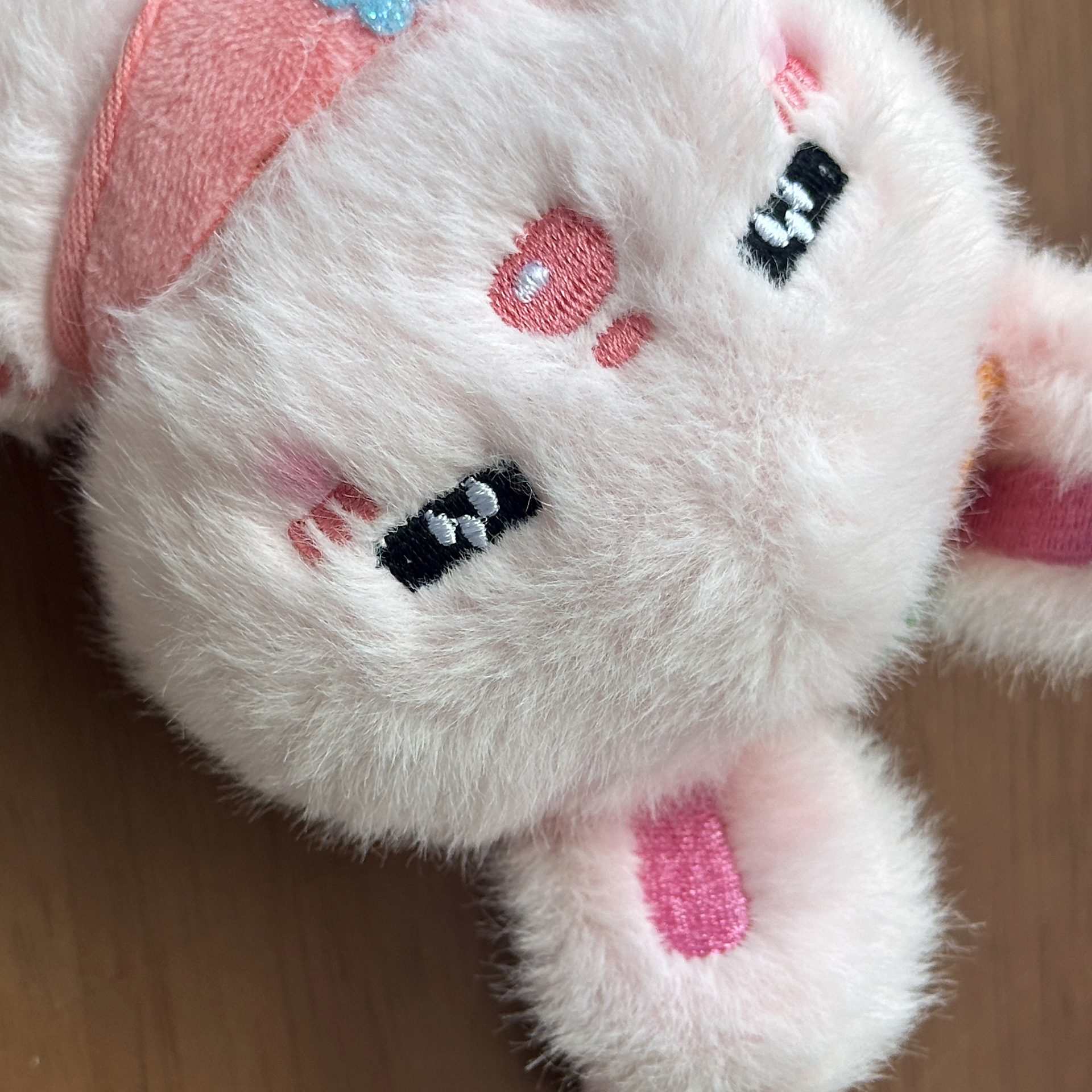 Cute and adorable adorable chiffon dress, little rabbit pendant, plush toy doll, bag, hanging decoration, keychain, Rag Doll pic 2