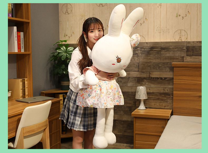 毛绒玩具兔子大可爱女孩礼物儿童小白兔玩偶公仔睡觉抱抱枕布娃娃详情9