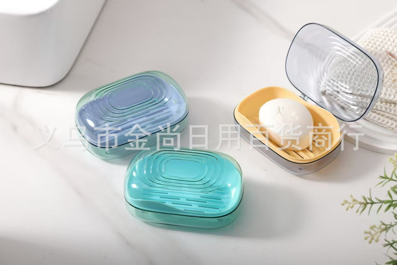 Portable travel soap box, multi-style soap box, plastic bathroom storage box, small soap box, water filter pic 6