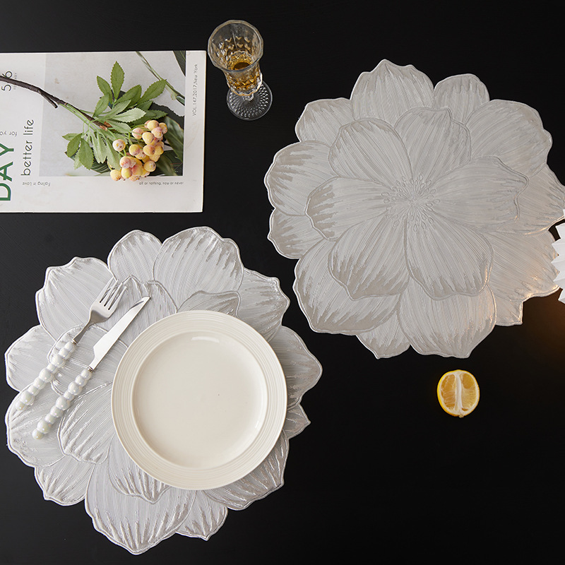 彩色花卉图案防烫餐垫浴室防滑杯垫纸巾餐巾环套装详情14