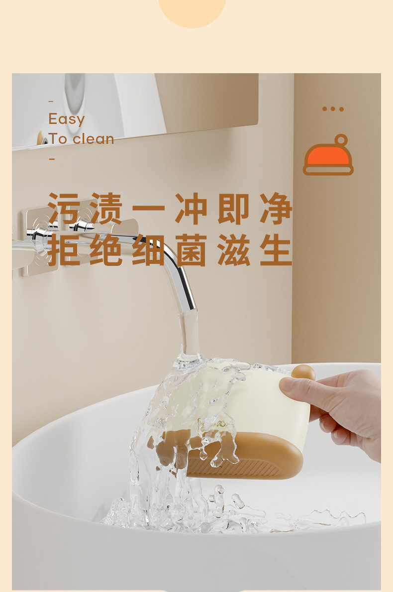 A travel sealed, lid-draining, creative toiletry soap box, portable, small soap box for business trips and travels pic 13