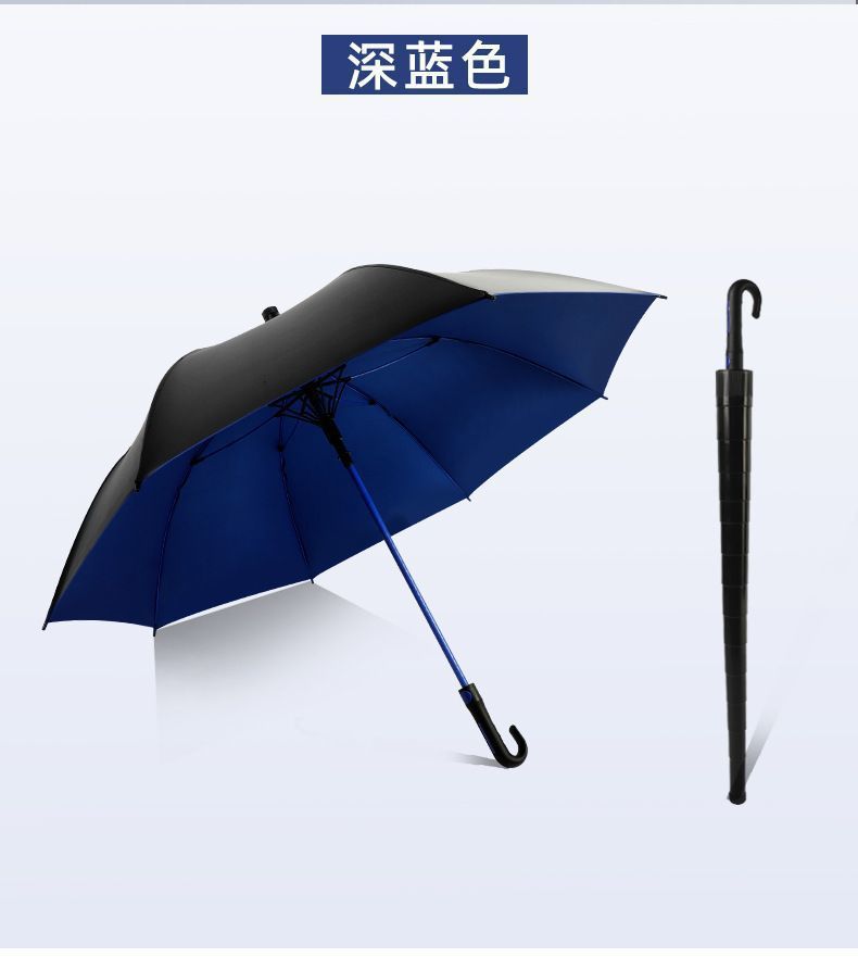 685 waterproof case golf straight-bar umbrella, double large business long-handled umbrella, custom-made bestseller, wholesale in stock pic 41