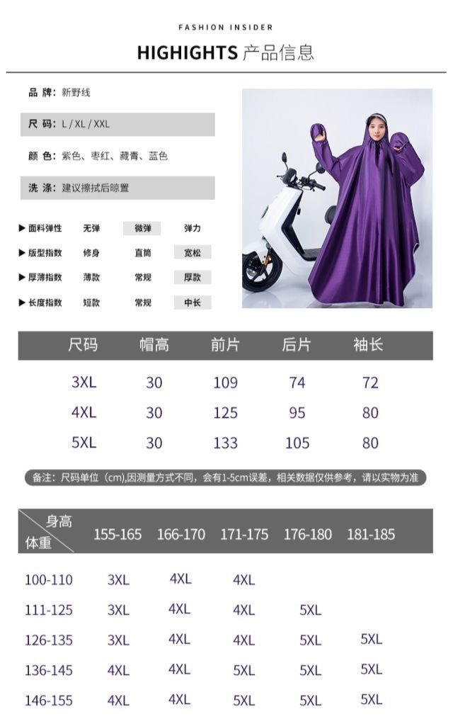 雨衣全身一体式雨衣电动车雨衣摩托车雨衣加厚防暴雨电动车雨披详情11