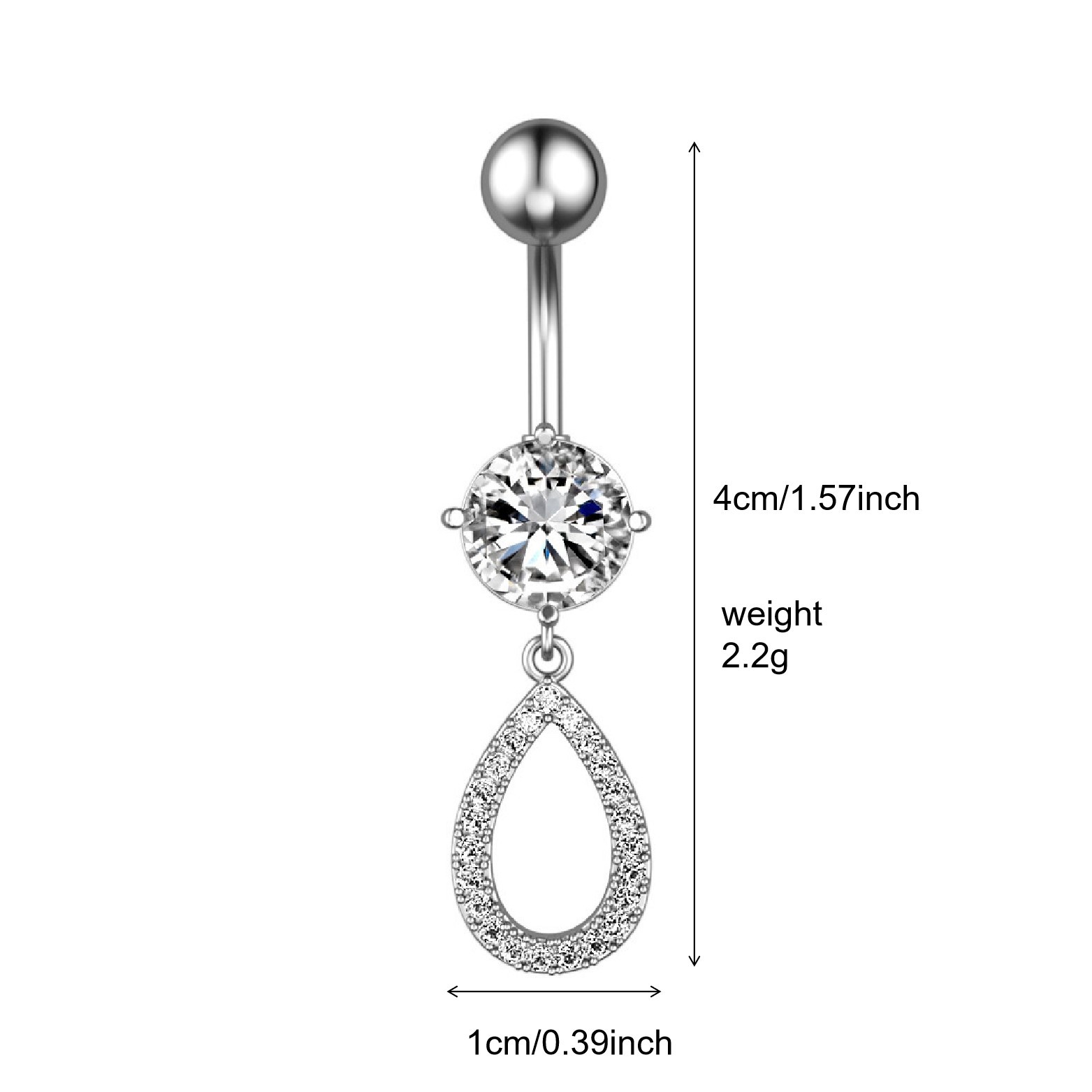 人体穿刺饰品肚脐钉跨境热卖肚脐环欧美经典肚脐扣批发厂家脐钉详情25