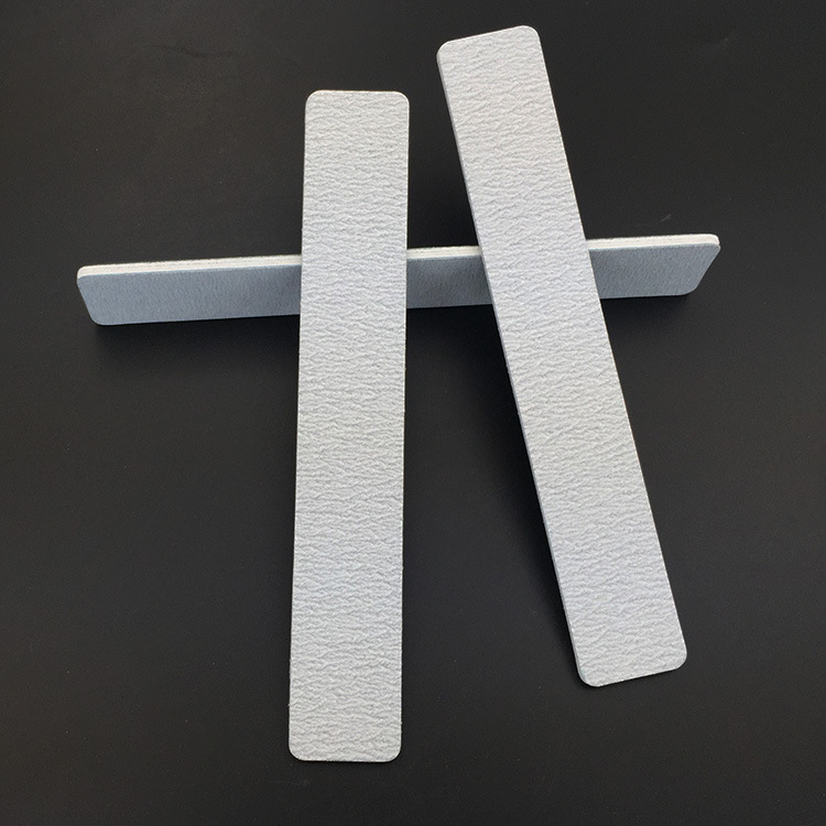 Factory direct sales of nail sanding and trimming tools, square gray-white nail file strips, zebra pattern shaping pic 9