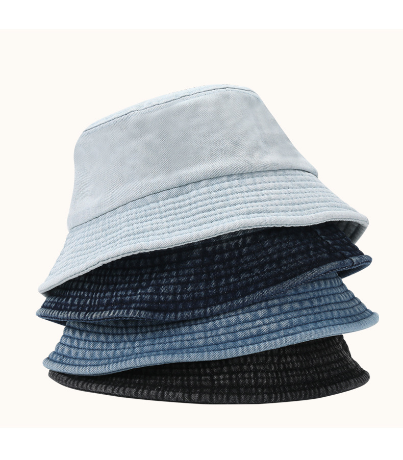 日系牛仔渔夫帽女休闲百搭时尚潮帽盆帽防晒遮阳钓鱼帽男旅游逛街详情14