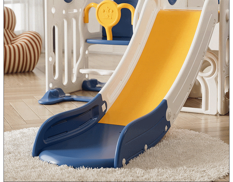 滑滑梯儿童室内家用2至10岁宝宝滑梯秋千二合一家庭多功能游乐场详情7