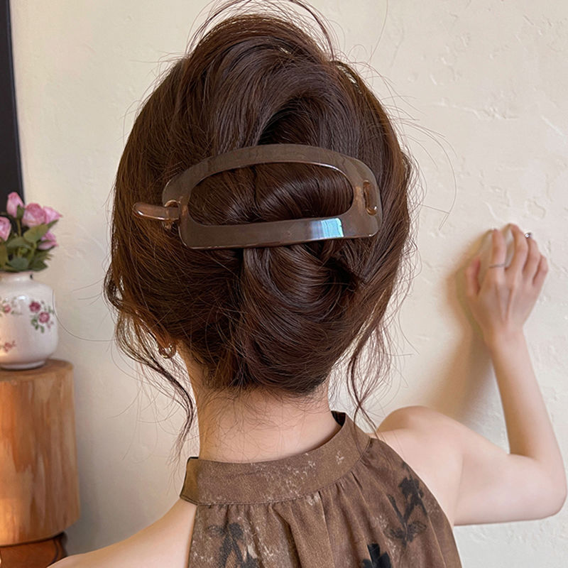 Elegant one-line hair clip, twist clip at the back of the head, 2025 new style, light luxury and high-end style, updo, grab clip, duckbill clip headwear pic 36