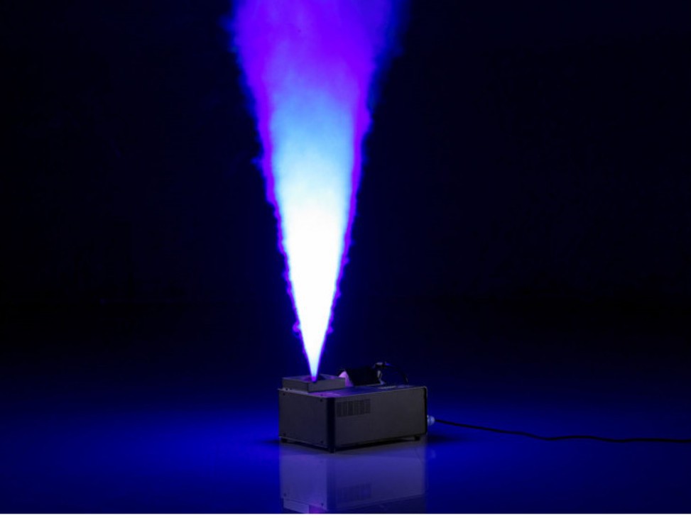 厂家直销LED1500w上喷汽柱烟雾机led气柱烟机24颗led七彩喷烟雾，酒吧夜店气氛活动渲染，大型婚庆活动营造氛围详情9