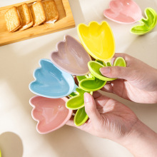 Creative fruit dipping saucers, household ceramic snack saucers, hot pot condiment saucers, vegetable saucers, cute differently styled and flavored saucers pic 23