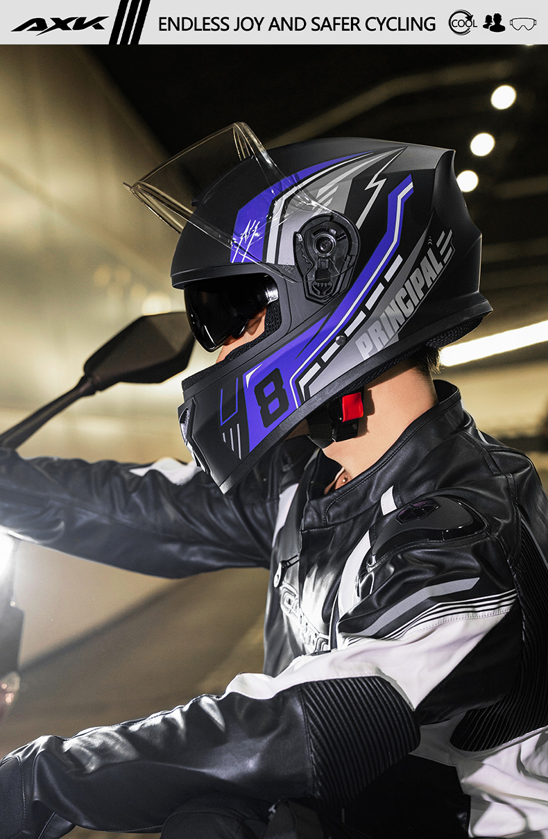 外贸专供摩托车头盔男士防雾保暖冬季机车电动车机车女全覆式全盔详情13