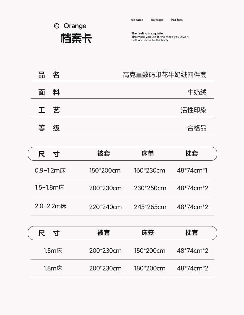 Autumn and winter A-class ins cartoon-style Kokk reprinted milk fleece three-piece, four-piece and single quilt cover bedding pic 3