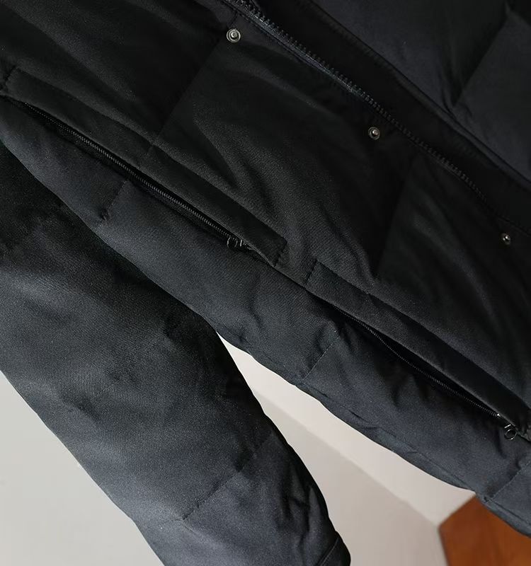 2025新款羽绒服女中长款中戏羽绒服长款过膝加厚白鸭绒羽绒衣外套详情17