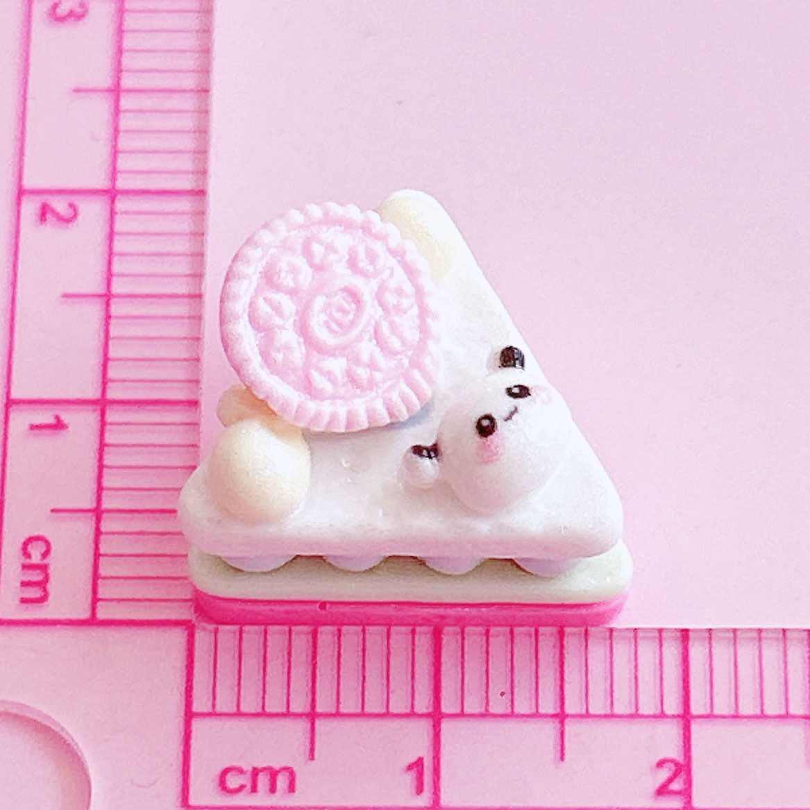 Panda Triangle Mousse Cake Food Play Decoration diy Hair accessory Pendant Handcrafted matching decorative embellishment materials pic 17