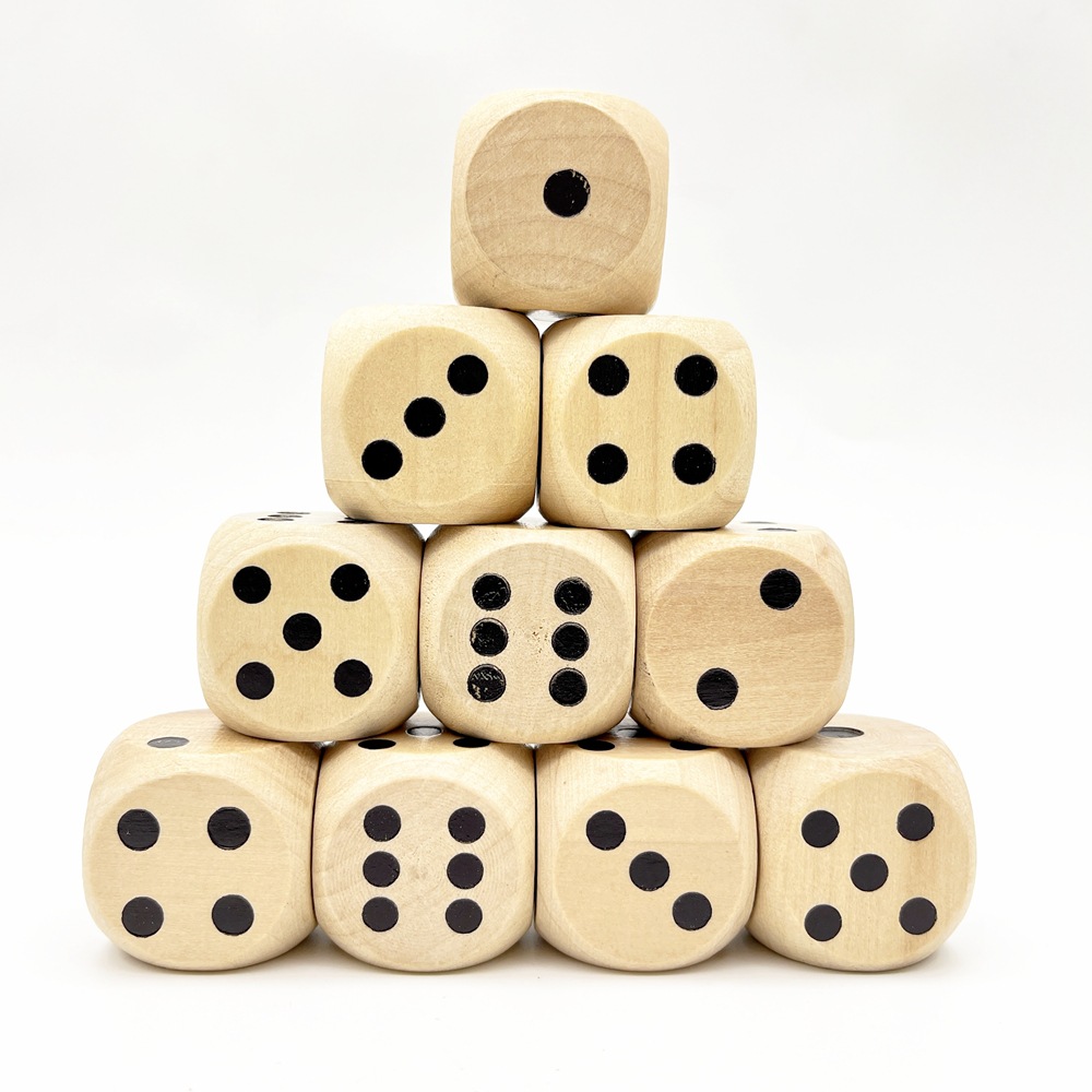 点数骰子16mm木质酒令彩色骰子麻将骰子聚会娱乐剪刀石头布骰子详情2