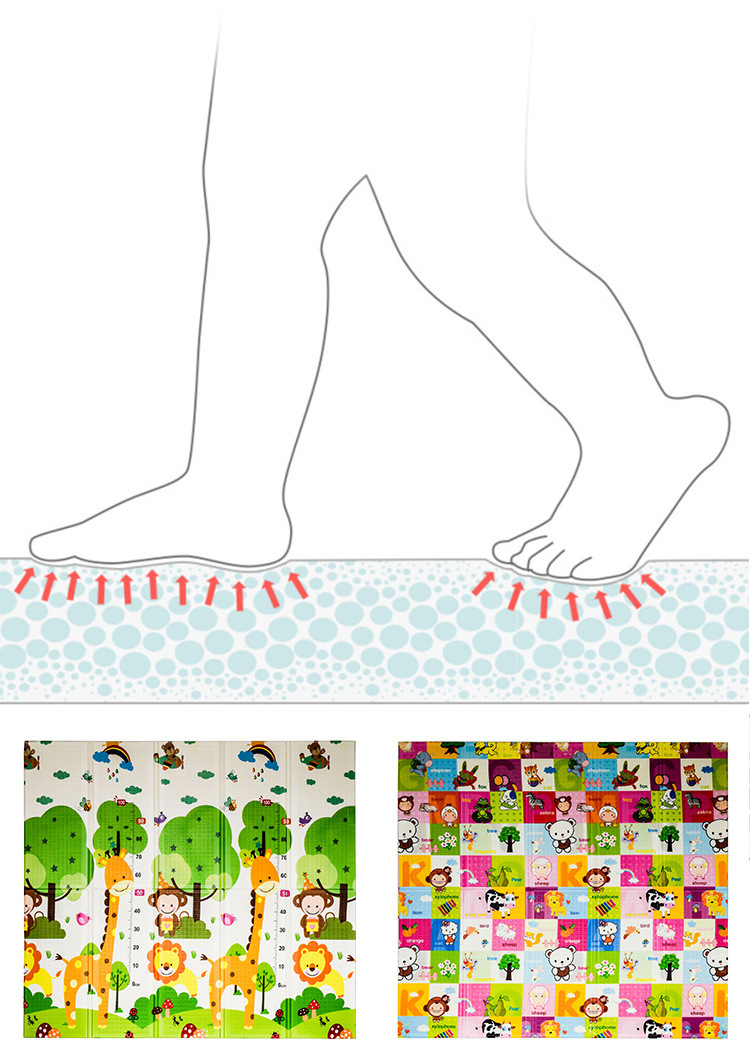 厂家直销XPE爬行垫宝宝婴儿折叠爬爬垫1.8米*2米加厚儿童游戏垫详情10